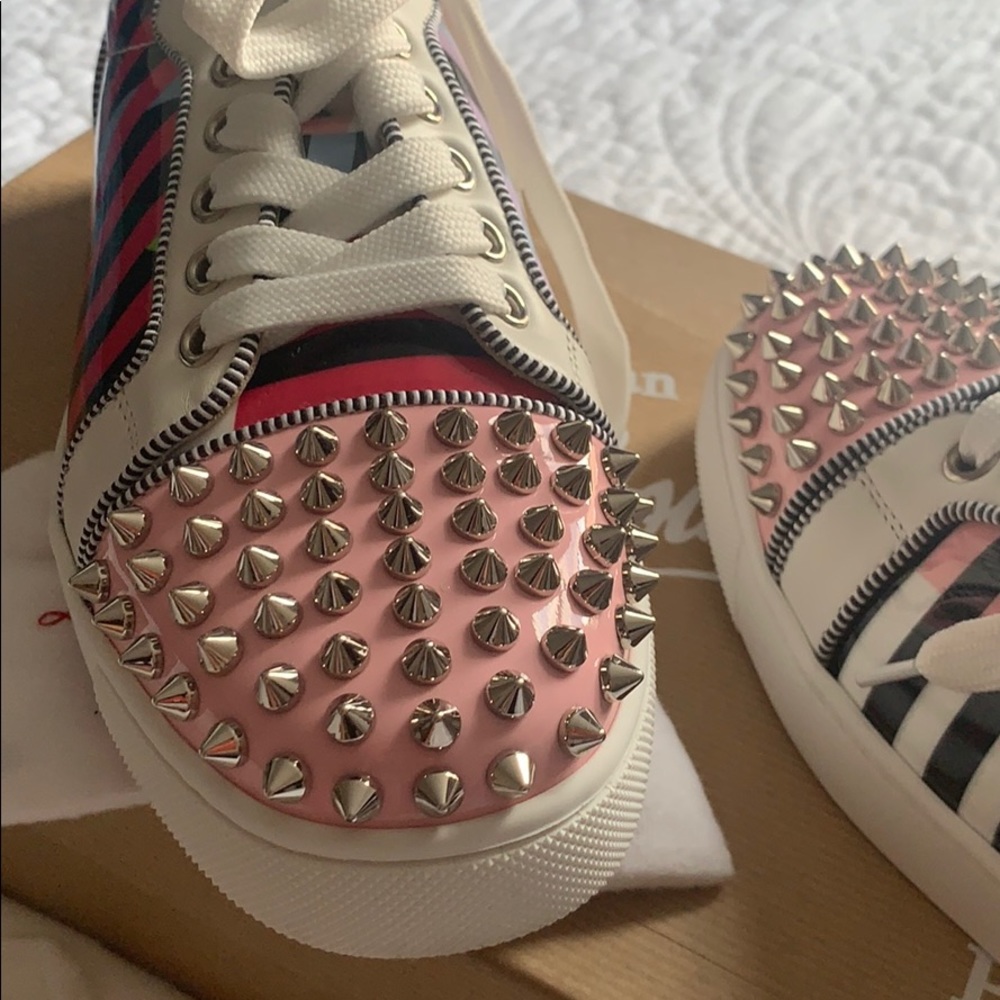 Christian Louboutin Vieira Spikes Orlato Sneaker View 4
